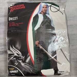 Drizzt Dungeons and Dragons Halloween Adult Costume size small